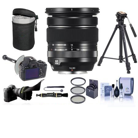 Fujifilm XF 16-80mm F4.0 R OIS WR(Weather Resistant)Lens W/Pro