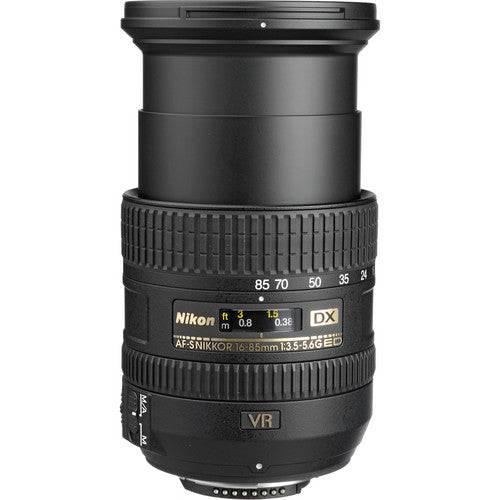 Nikon AF-S DX NIKKOR 16-85mm f/3.5-5.6G ED VR Lens | NJ Accessory