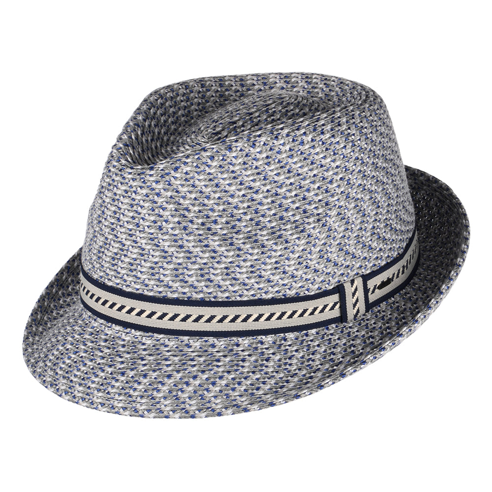 Bailey Hats Mannes Trilby Hat - Navy-Cream - S