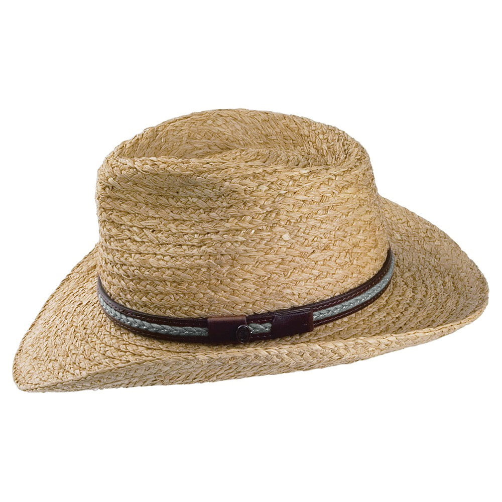 Hats & Caps Men's Clothing Jaxon & James El Paso Straw Outback Hat Natural