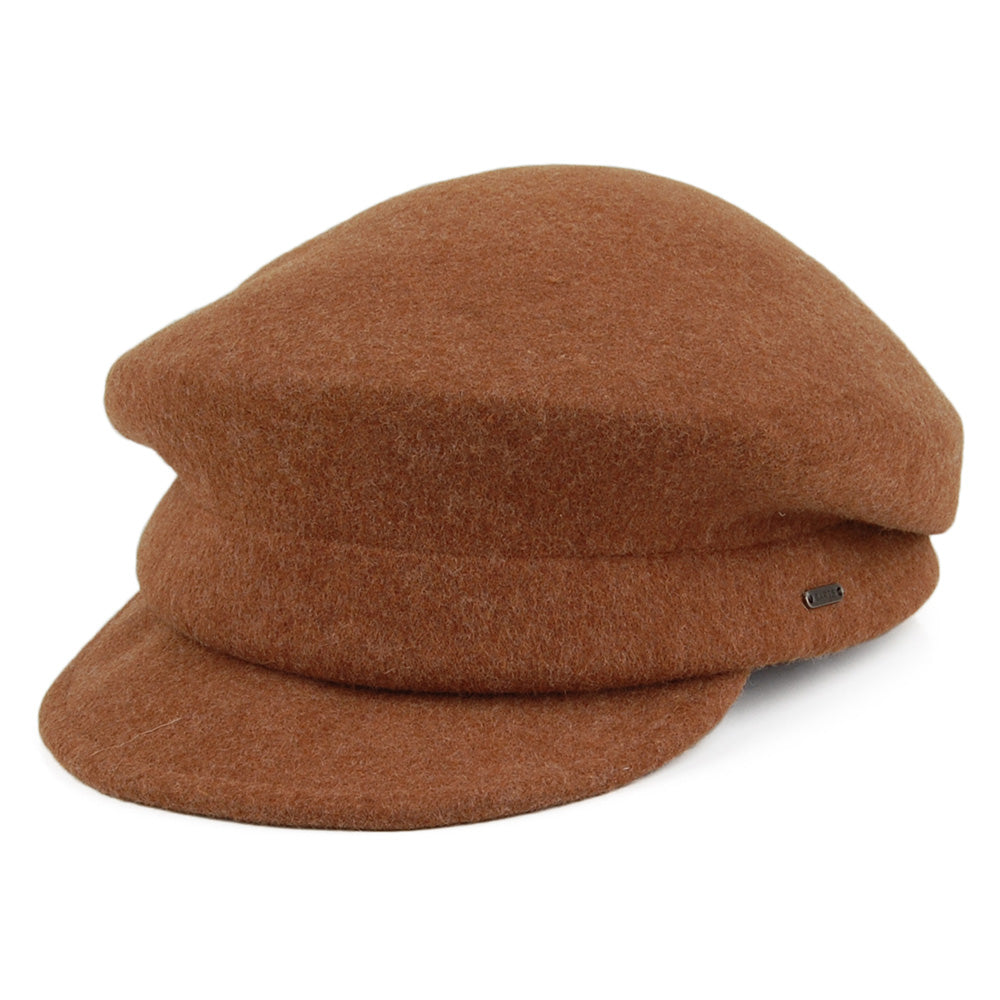 Barts Hats Peach Polly Baker Boy Cap - Brown