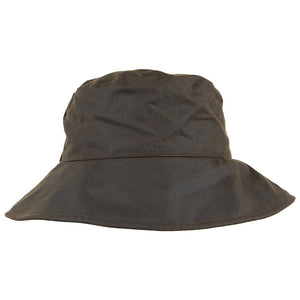 women's barbour waxed rain hat