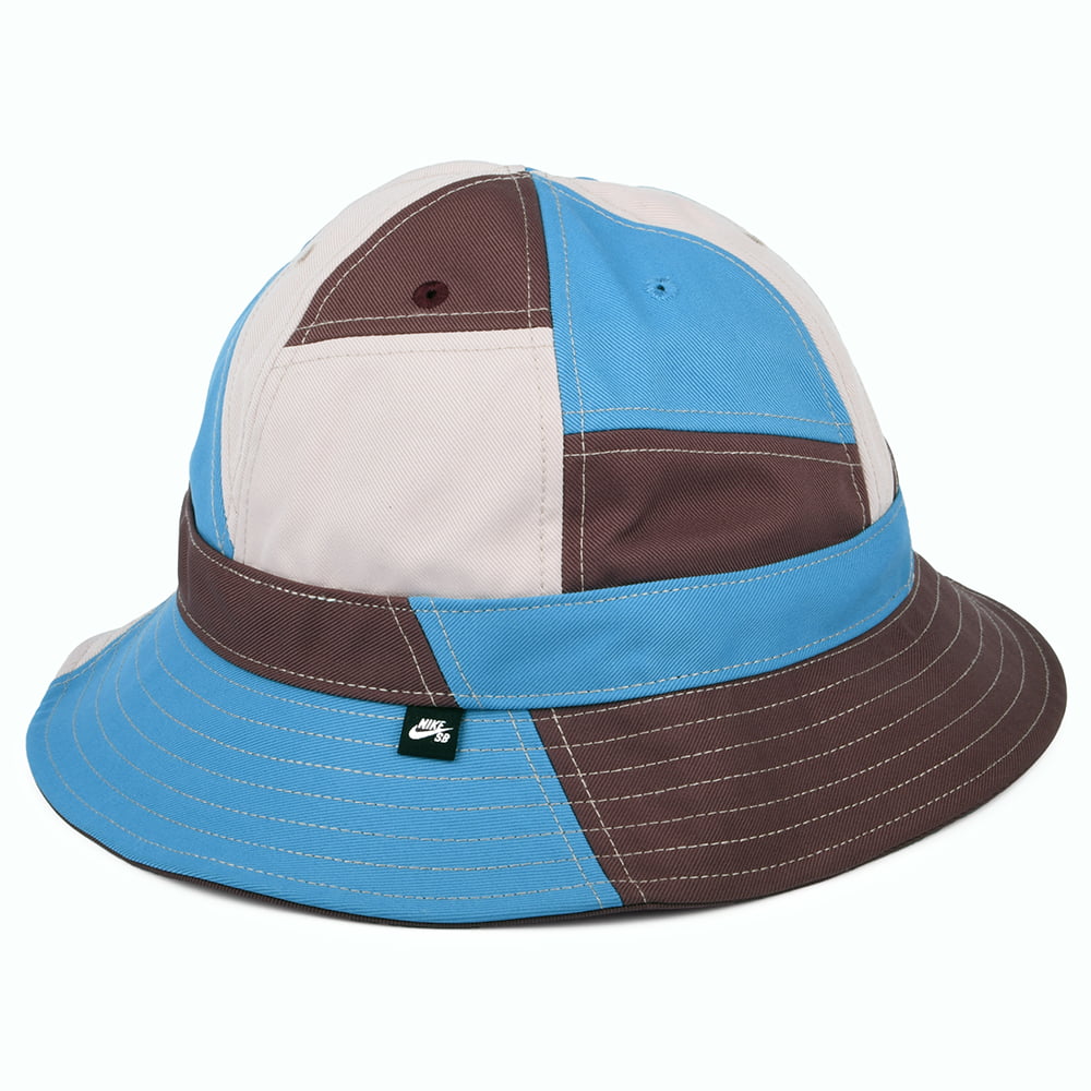 Nike SB Hats Mosaic Bucket Hat - Blue-Tan-Brown - Small/Medium