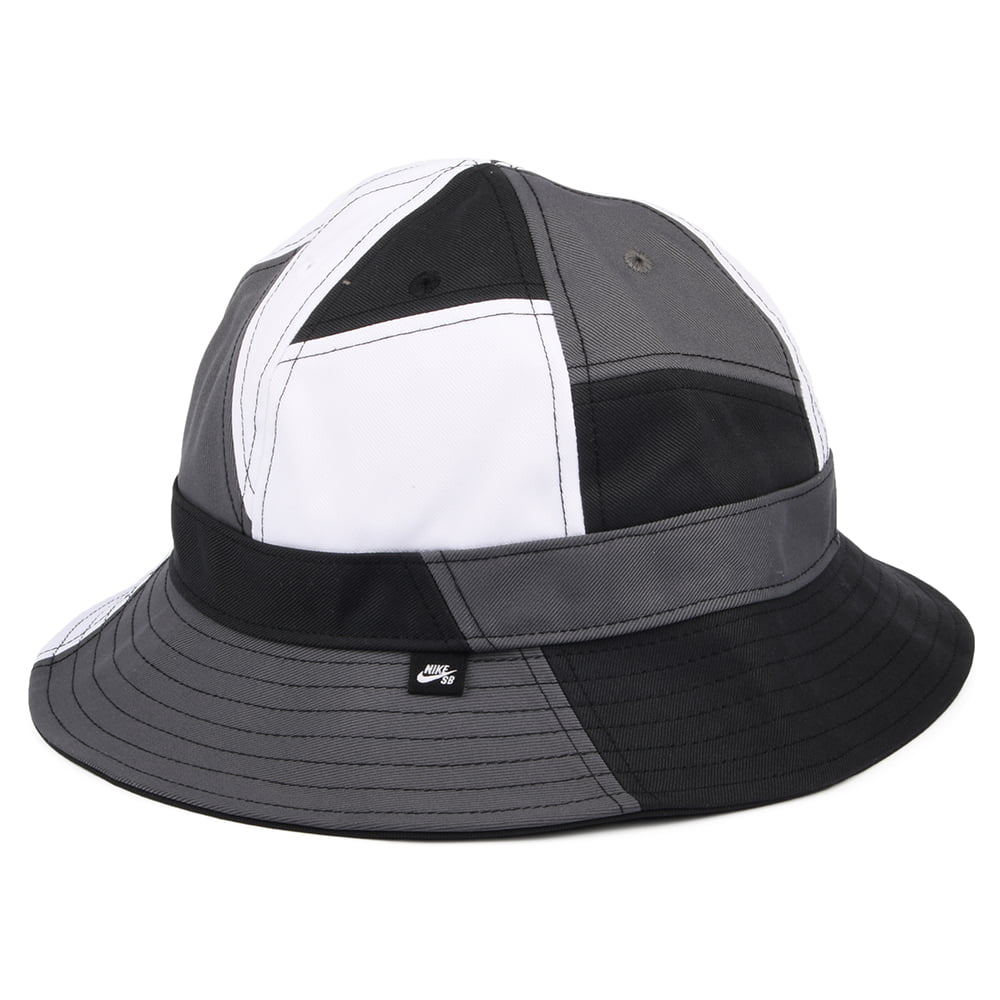 Nike SB Hats Mosaic Bucket Hat - Black-White-Grey - Small/Medium