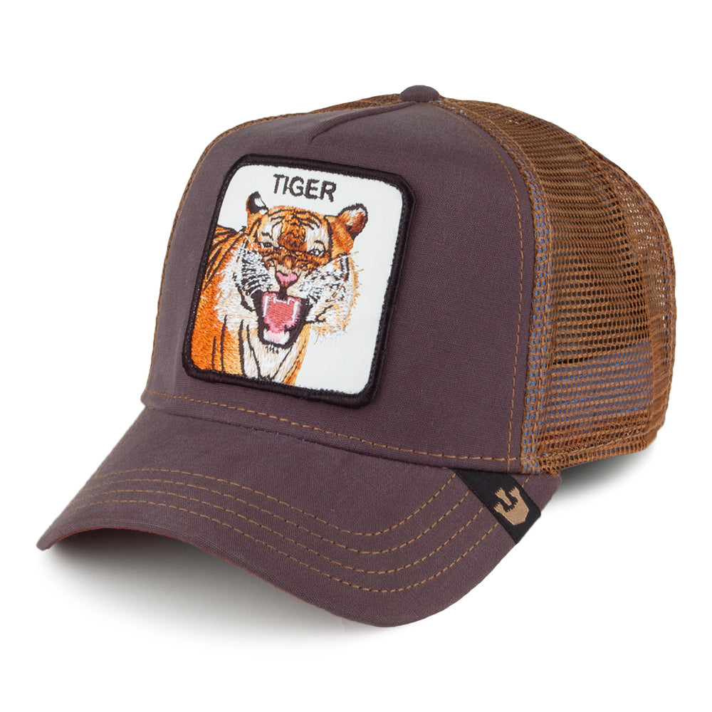 Goorin Bros Eye Of The Tiger Trucker Cap Brown Village Hats