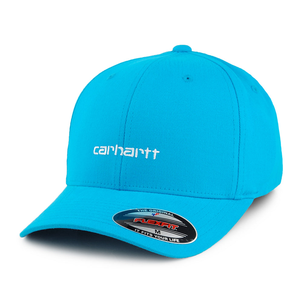 Carhartt WIP Hats Script Flexfit Baseball Cap - Dark Teal - M