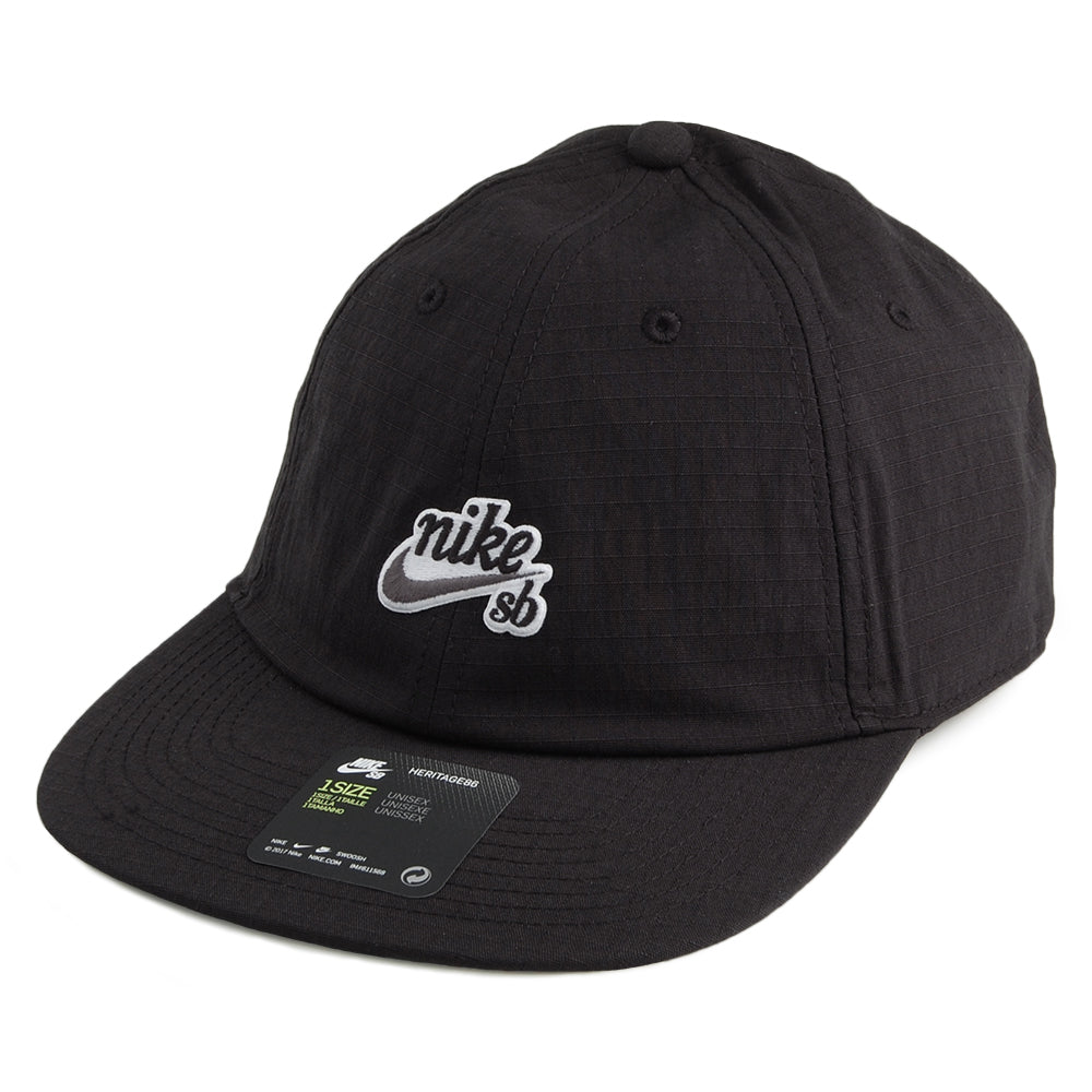 Nike SB Hats H86 Retro Flatbill Baseball Cap - Black