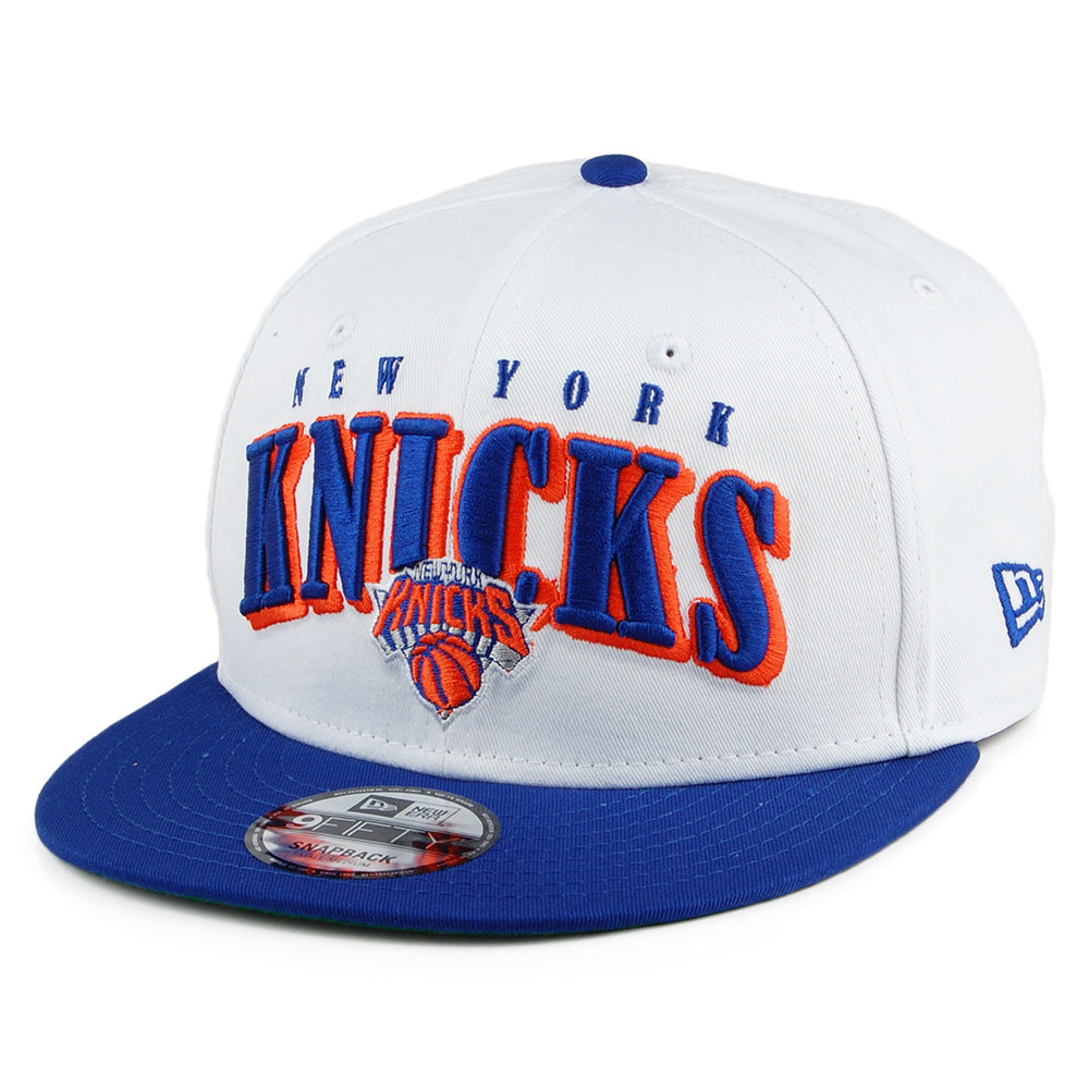 white knicks snapback