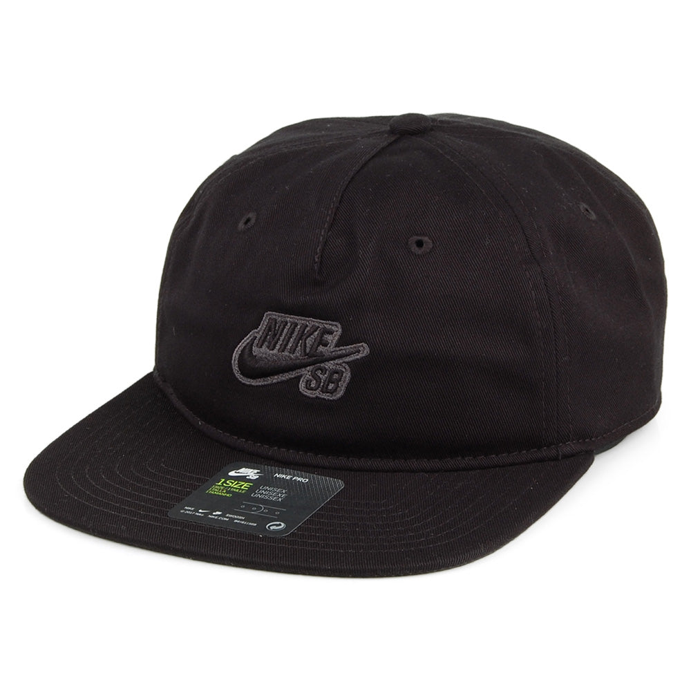 Nike SB Hats Icon Pro Tonal Snapback Cap - Black