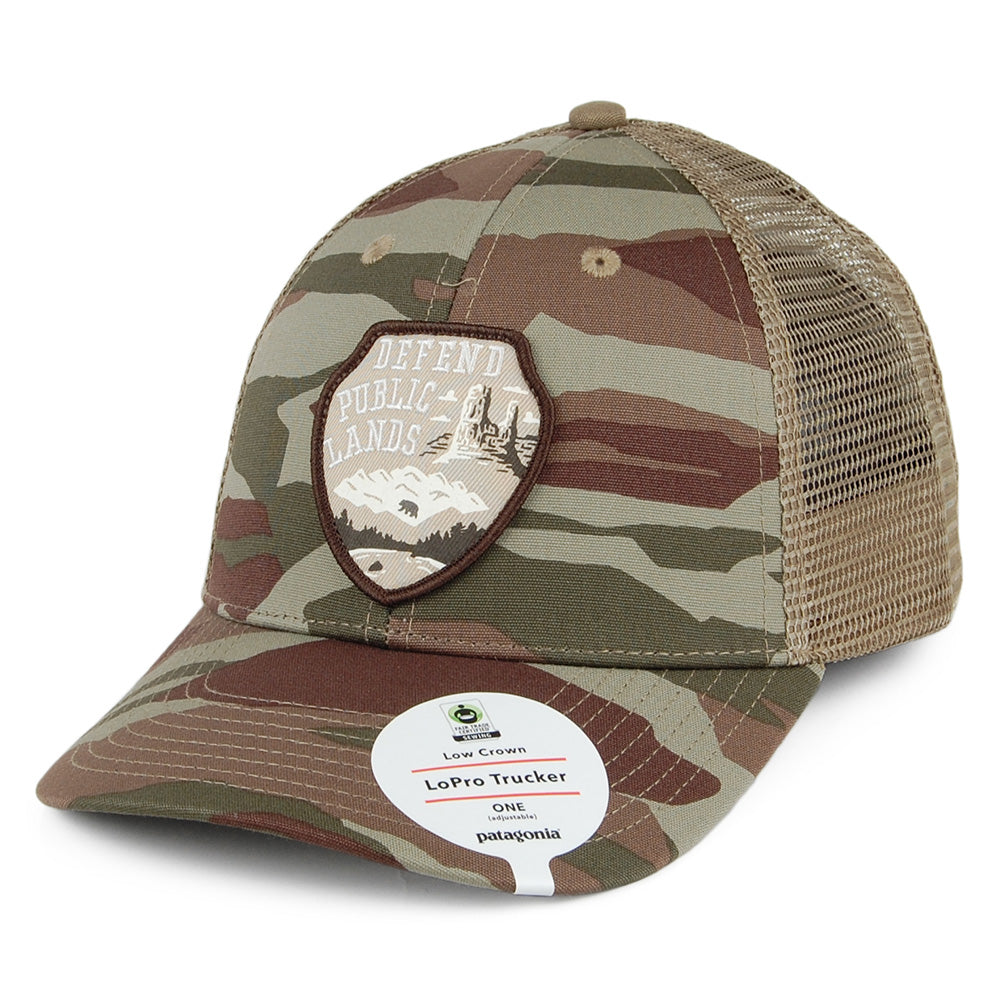 Patagonia Hats Defend Public Lands LoPro Trucker Cap - Camouflage