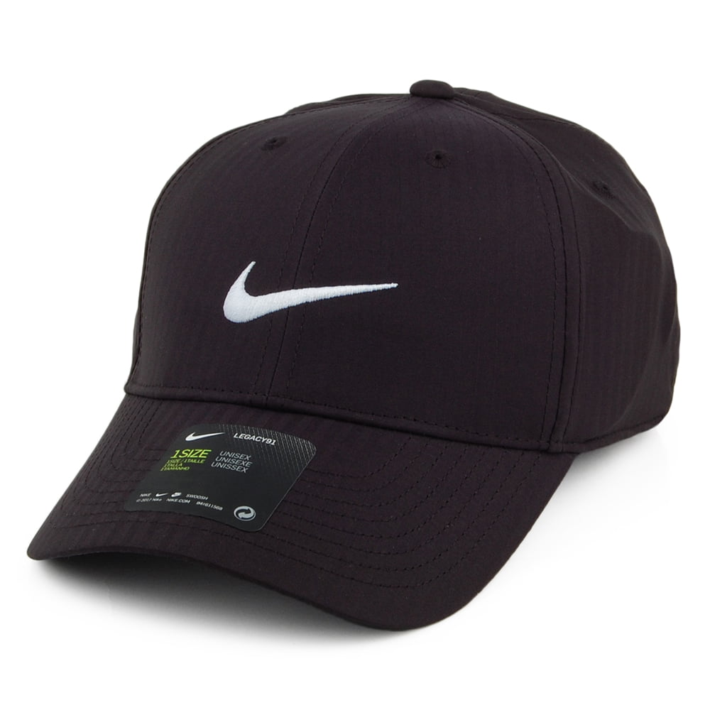 Nike Golf Hats Legacy 91 Tech Tonal Stripes Baseball Cap - Black