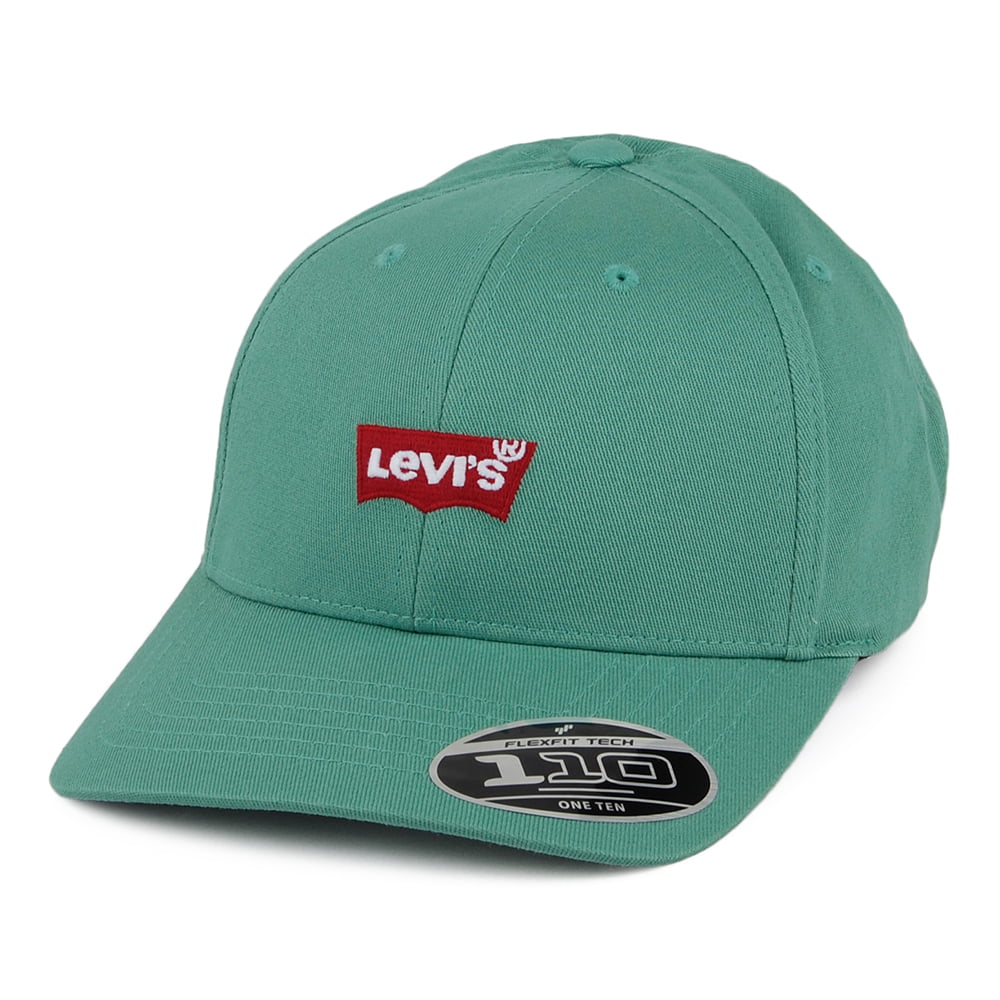 Levi's Hats Mid Batwing Denim Baseball Cap with Blank Tab - Mint