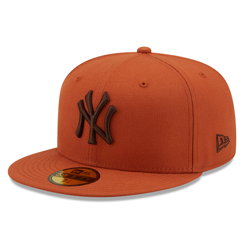 burnt orange yankee hat