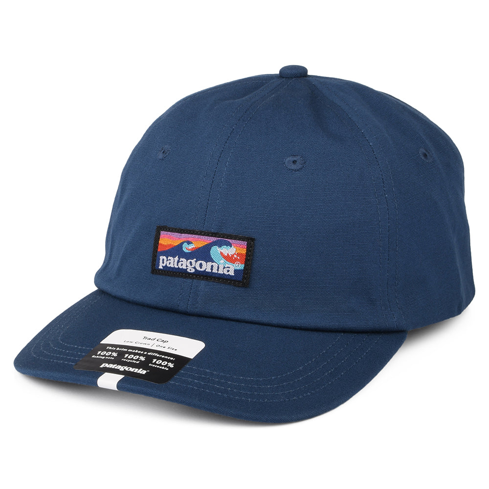 Patagonia Hats Boardshort Label Trad Baseball Cap - Navy Blue