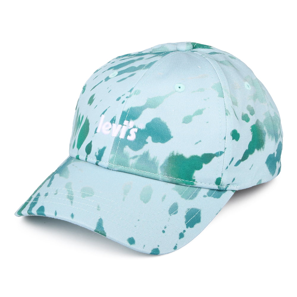 Levi's Hats Poster Logo Tie Dye Baseball Cap - Blue