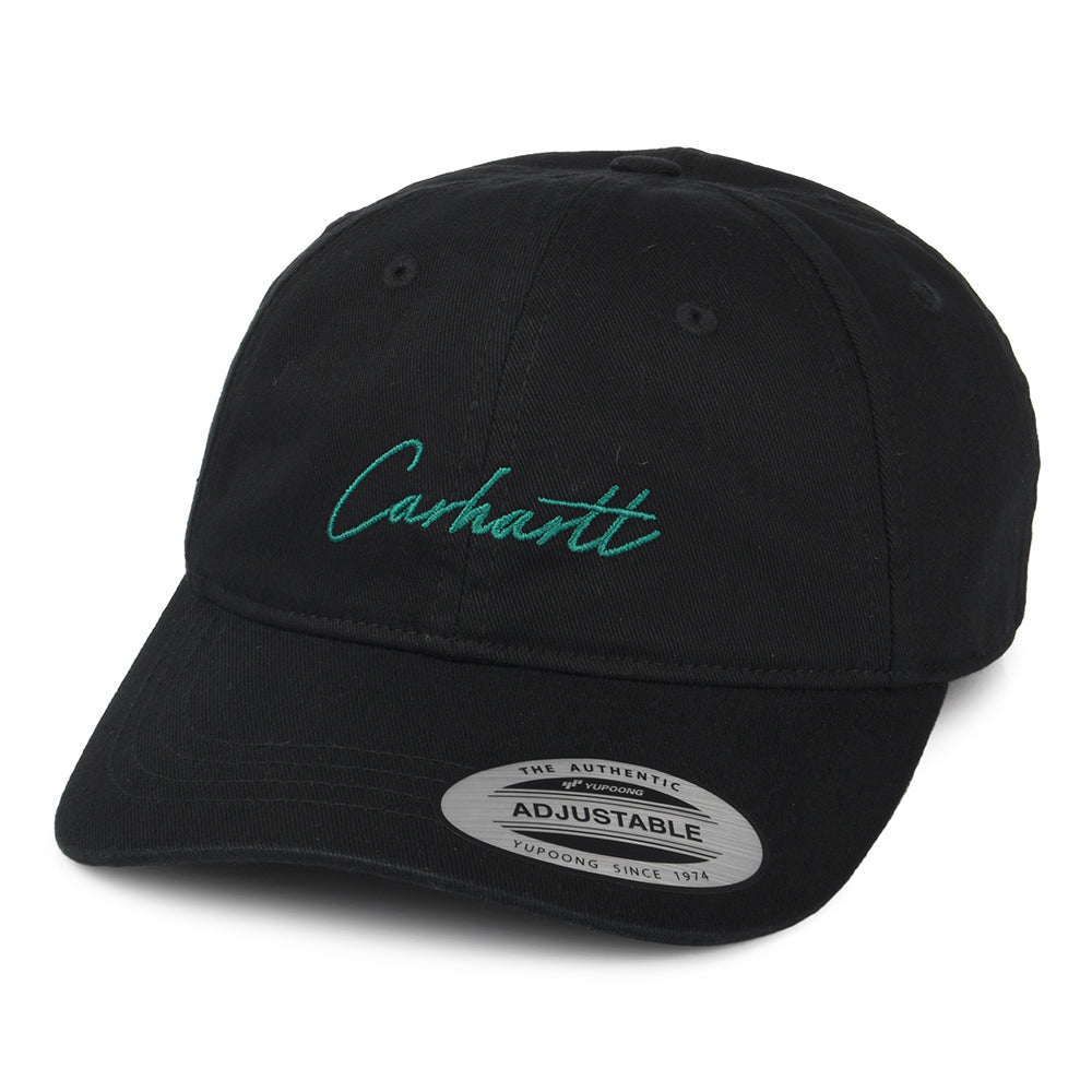 Carhartt WIP Hats Delray Cotton Twill Baseball Cap - Black