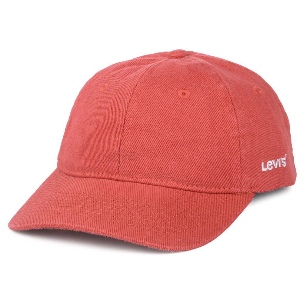 Levi's Hats Essential Denim Baseball Cap - Dark Orange