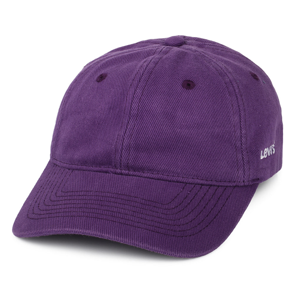 Levi's Hats Womens Essential Denim Baseball Cap - Purple