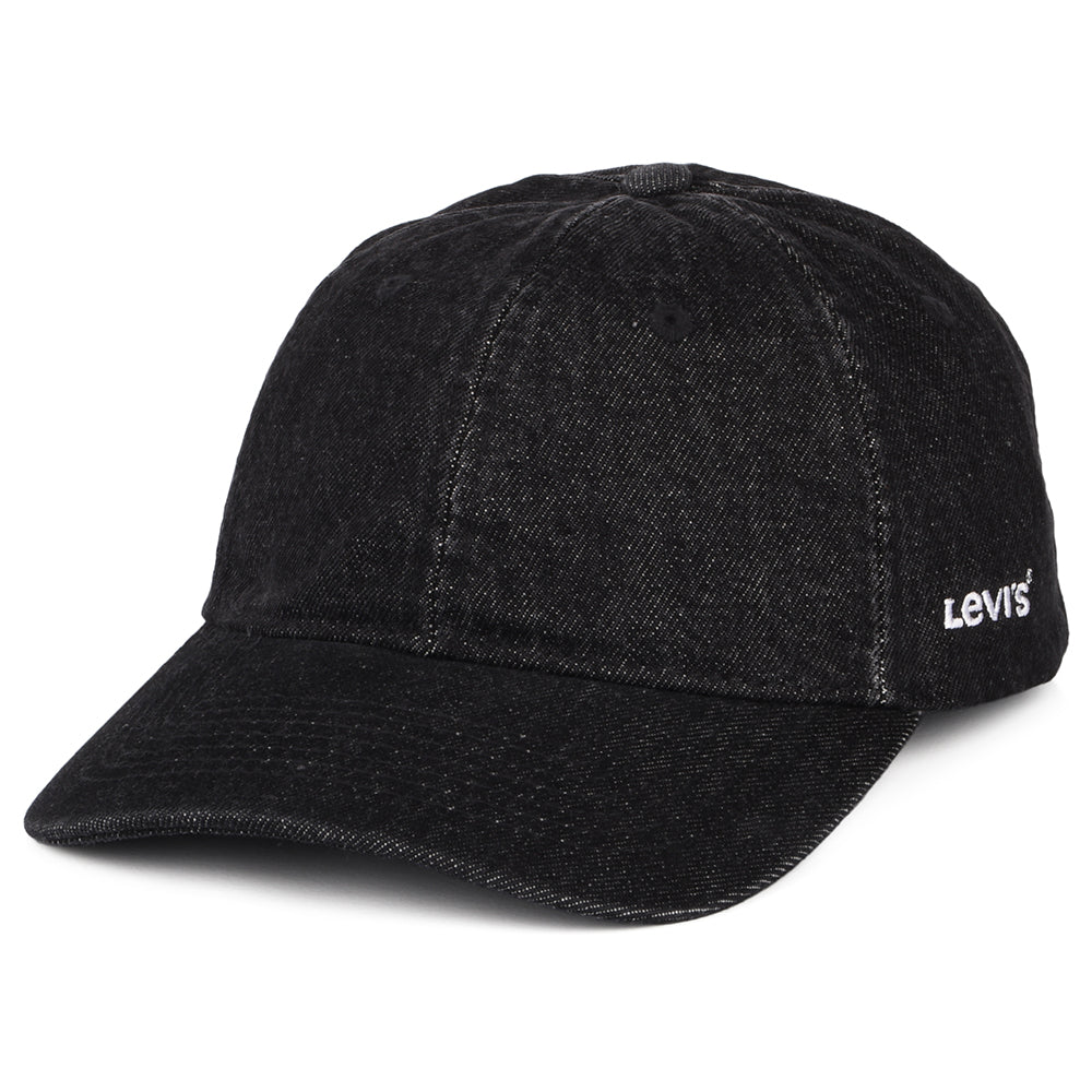 Levi's Hats Essential Denim Baseball Cap - Black