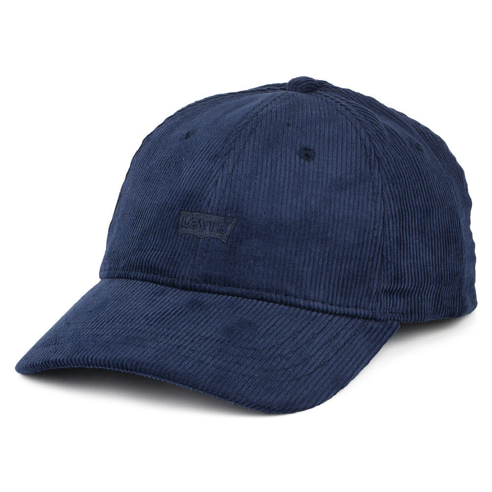 Levi's Hats Holiday Corduroy Baseball Cap - Navy Blue