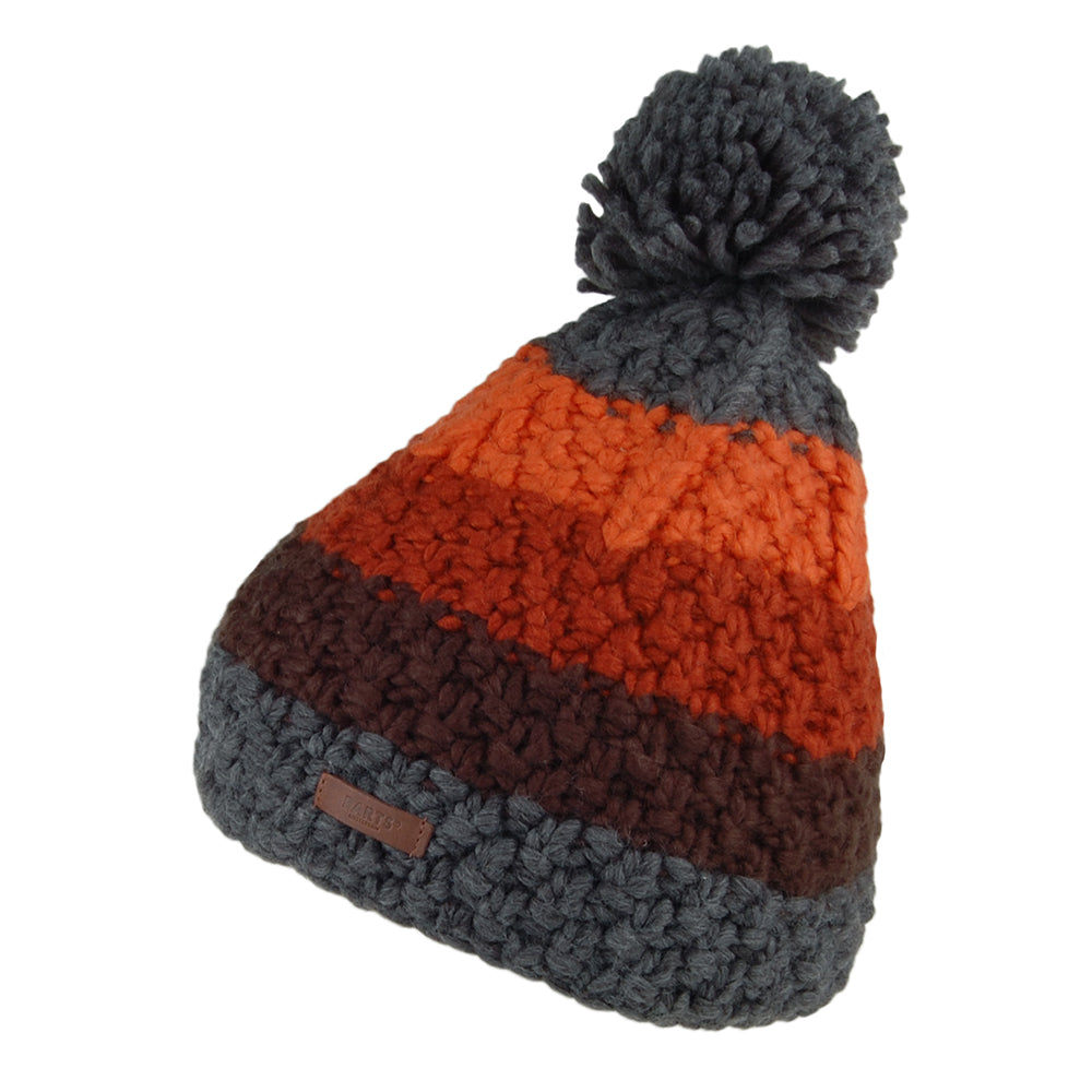 Barts Sten Bobble Hat - Grey Multi