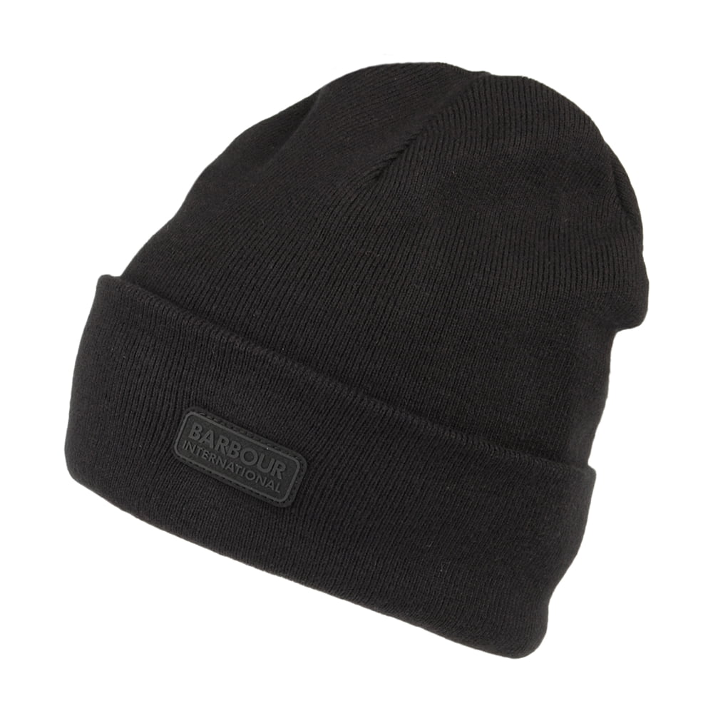 barbour international sensor knit beanie