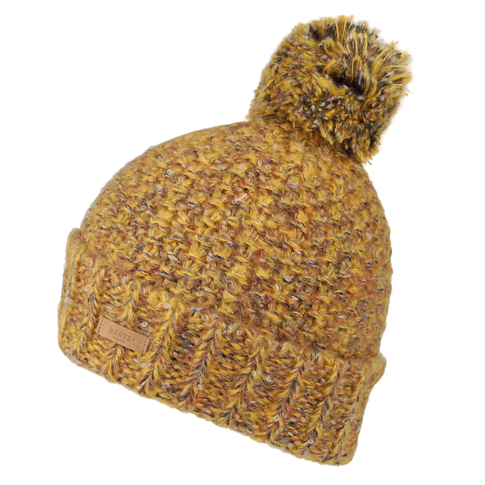 Barts Hats Aitane Chunky Bobble Hat - Yellow