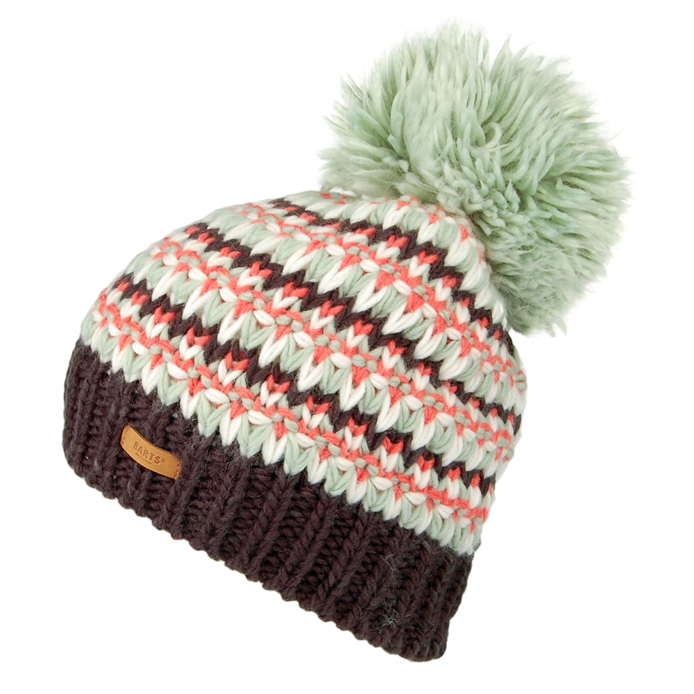 Barts Hats Melapie Bobble Hat - Mint-Navy