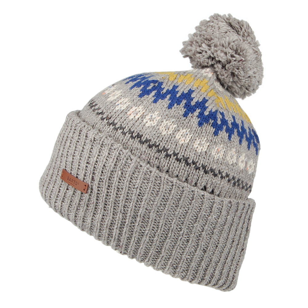 Barts Hats Eljar Bobble Hat - Grey