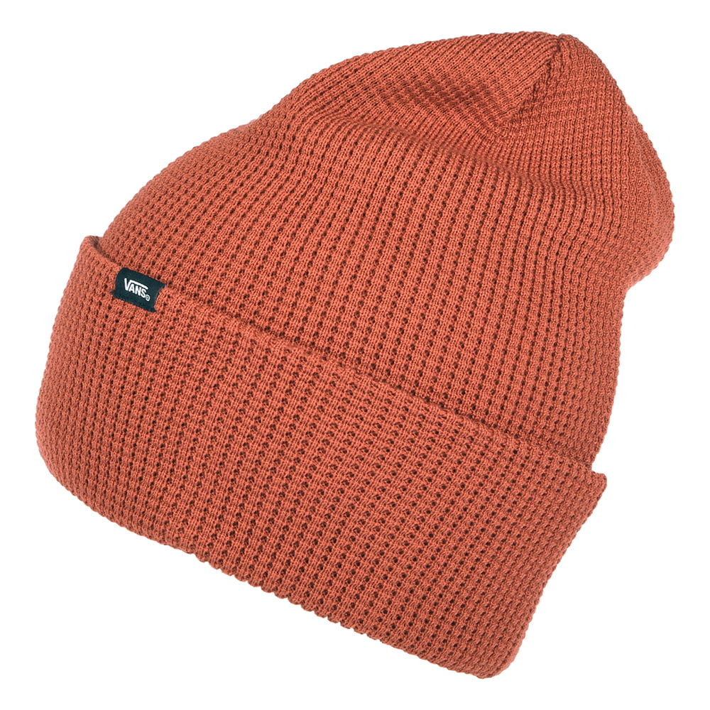 Vans Hats Waffle Knit Beanie Hat - Rust