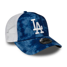 Load image into Gallery viewer, New Era Kids 9FORTY L.A. Dodgers Trucker Cap - MLB Tie Dye - Navy Blue
