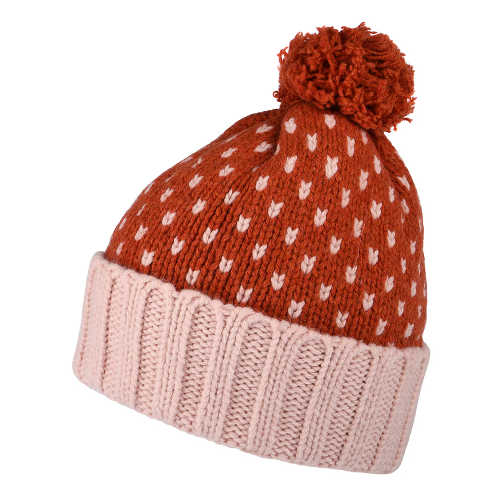 Patagonia Hats Snowbelle Recycled Wool Bobble Hat - Clay