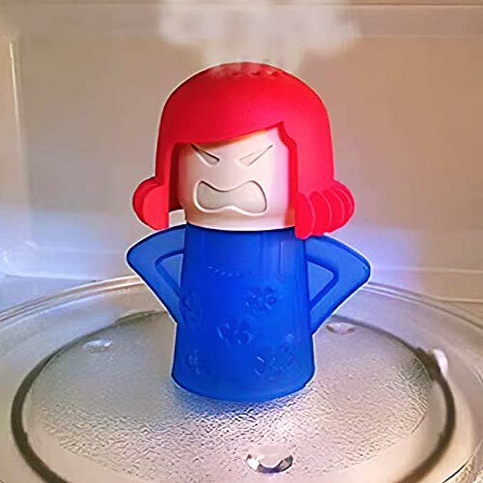 Angry Mama Microwave Cleaner Review  How To Clean A Microwave the FUN Way!  