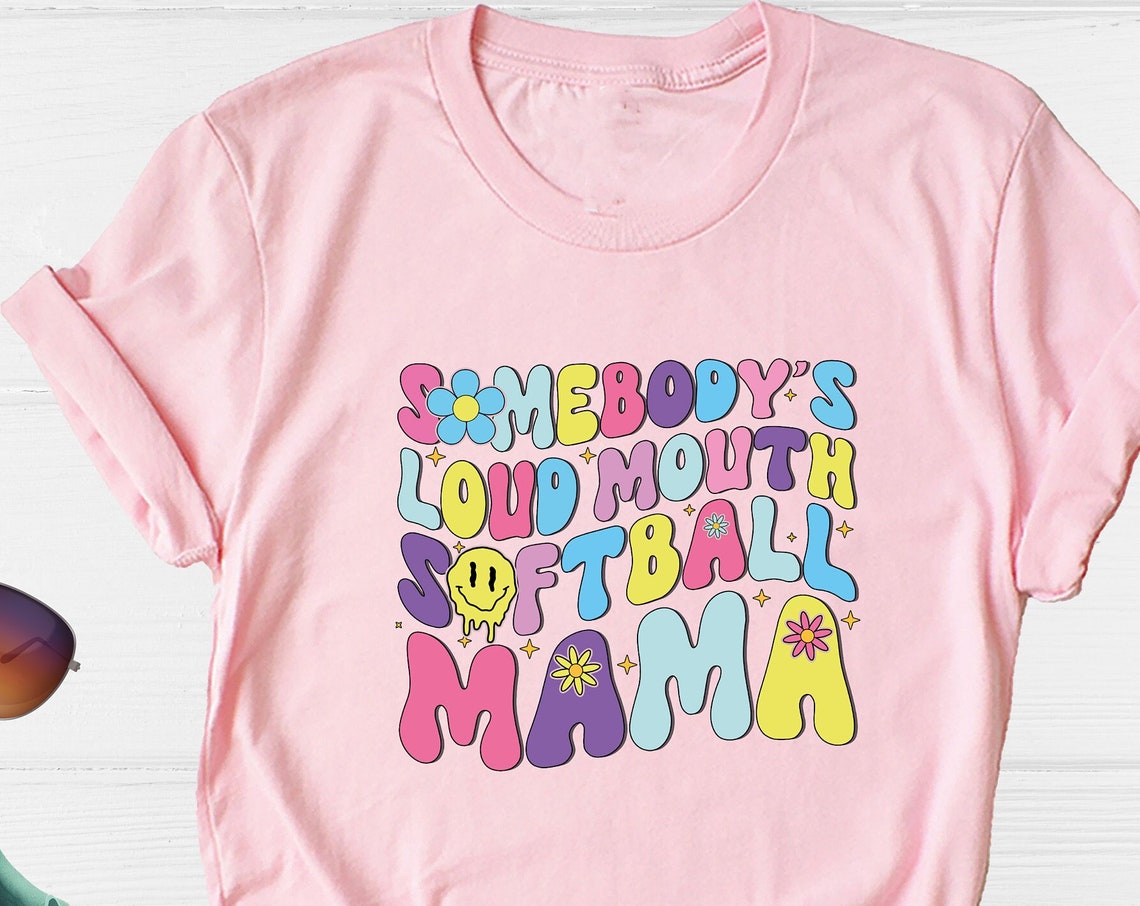 Mother's Day - Baseball Mama shirt, Somebody's Loud Mouth baseball Mama  shirt, Baseball Mom Shirt, Baseball shirt