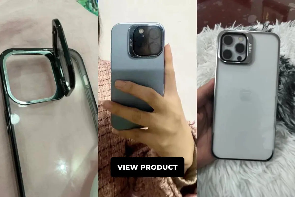 Hidden kickstand & Lens Protector Ultra Thin iPhone Case Review 3