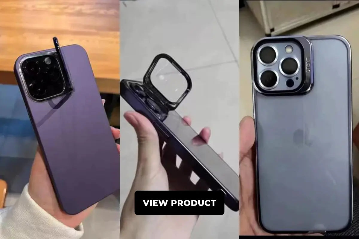 Hidden kickstand & Lens Protector Ultra Thin iPhone Case Review 2
