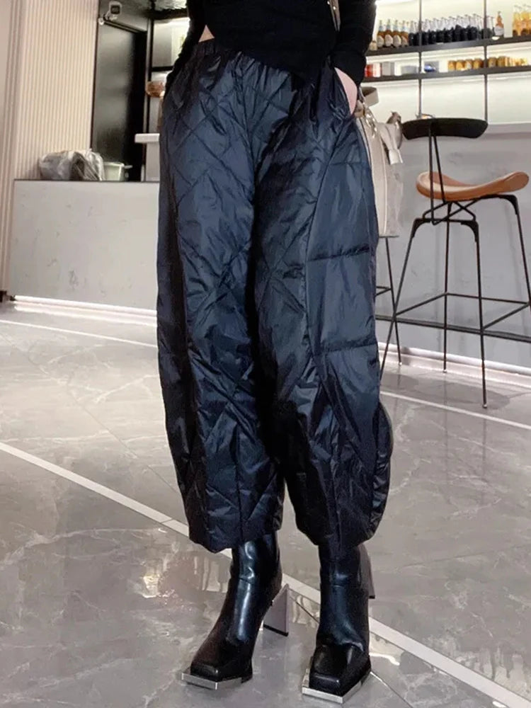 Winter Thick Harem Capris Pants – Warmth With a Twist of Style