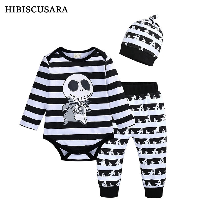 Baby Cotton Pajama Sets – Halloween Cozy Cuteness for Your Little One