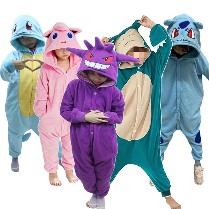 TAKARA TOMY Pokémon Pajama Onesie — Cozy Up with Your Favorite Pokémon This Halloween