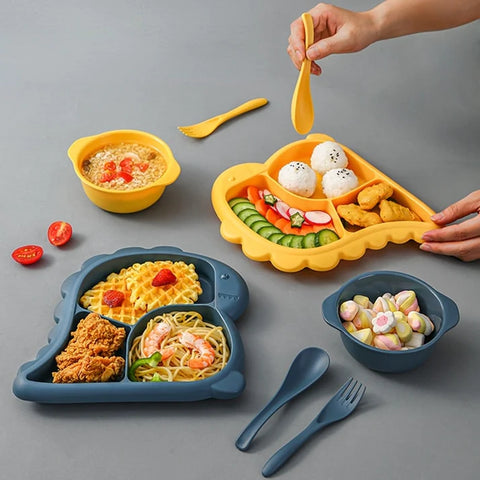 ASSIETTE COMPARTIMENT BEBE  DINO PLATE™ – nanoukid