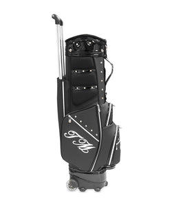 THE MAKE - Rosa Wheel Caddie Bag - Black – Crision New York