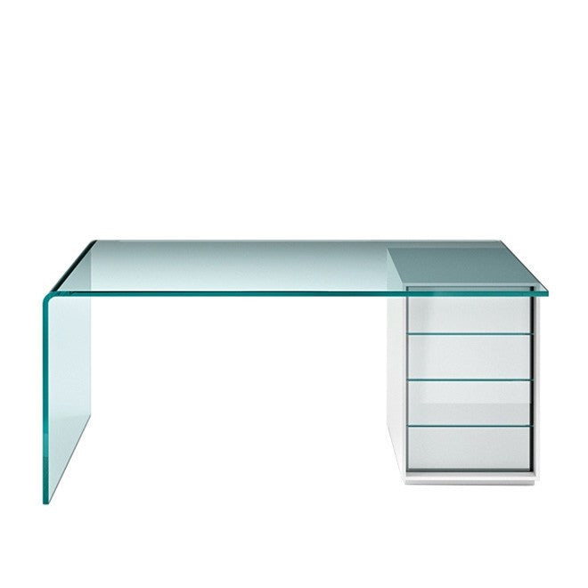 Fiam Rialto L Desk Modern Glass Desks Office Modernpalette