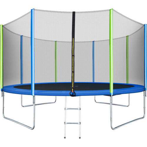 Atletisch Hoes Dwaal 12FT Trampoline for Kids with Safety Enclosure Net | Jumpndunk – jumpndunk