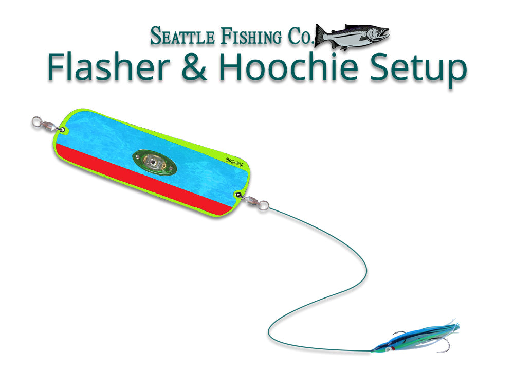 Flasher & Hoochie Setup - Trolling for Chinook and Coho Salmon