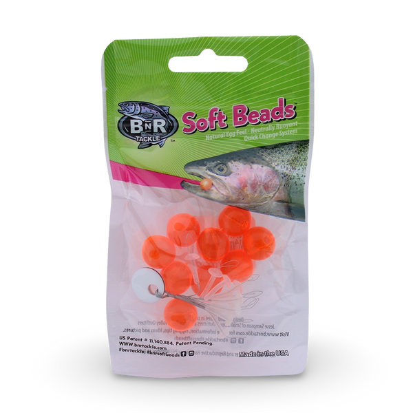 Bnr Tackle Soft Beads Cerise Size 14mm