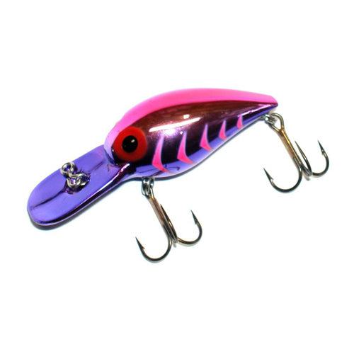 Brad's Wiggler Metallic Pink/Chartreuse; 3 in.