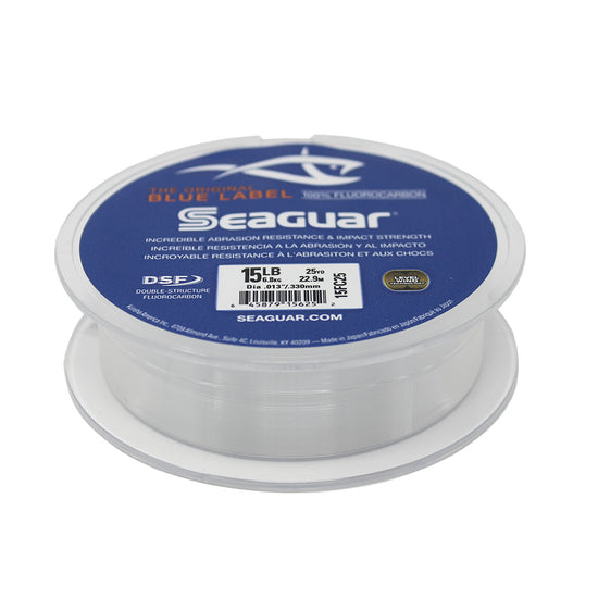 Seaguar Blue Label Fluorocarbon Leader Fishing Line 25 Yards