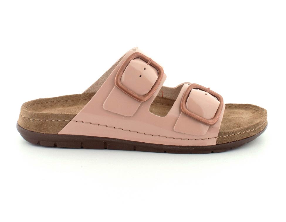 Rohde Gl. Rosa Skind Slippers