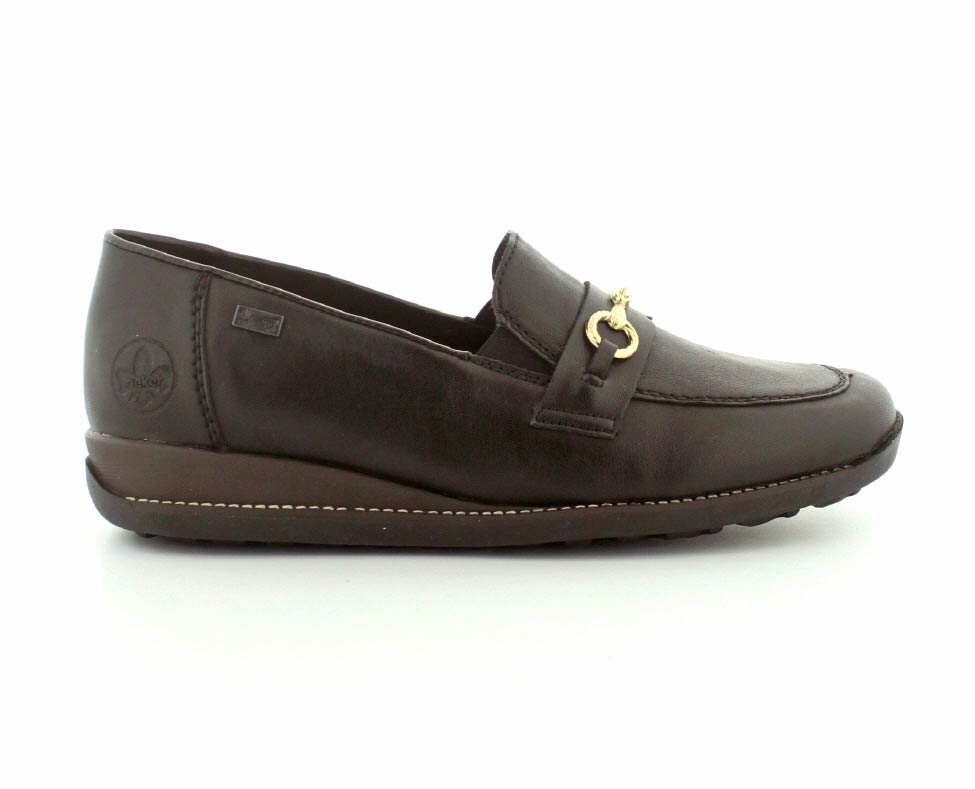 Rieker Klassisk sort loafer