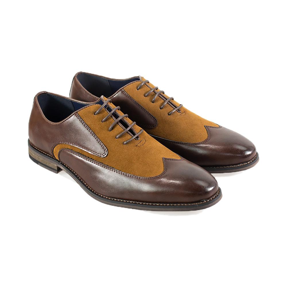 Cavani Men's Formal Shoes | Tate Brown Oxford Shoe – Cavani by Maysons